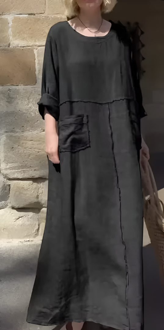 Vestido Luiza - Linho Premium - Soltinho e Leve (Verão Europeu 2025)