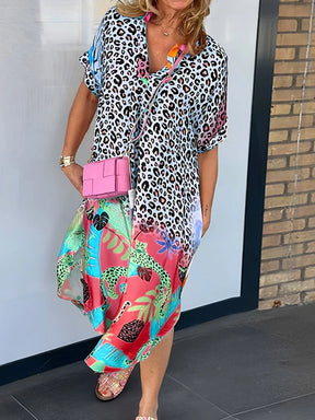 Vestido Sabrina - Decote em V - Super Leve e Solto Caimento Perfeito (Primavera 2025)