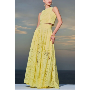 Conjunto Valen Cropped + Saia - Lançamento Verão 2025