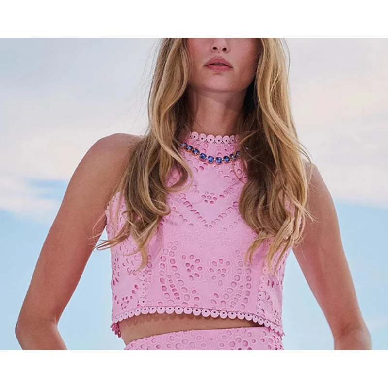 Conjunto Valen Cropped + Saia - Lançamento Verão 2025