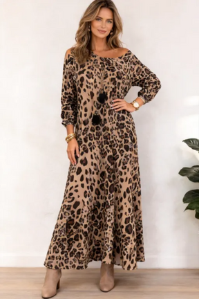 Vestido Meire - Leopardo - Leve e Soltinho (Famoso entre as Blogueiras na Europa)